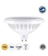 GLOBOSTAR® BEAMAR 60128 Σποτ GU10 AR111 LED 15W 1410lm 12° AC 220-240V IP20 Θερμό Λευκό 2700K - Μ11 x Π11 x Υ6.6cm - 3 Χρόνια Εγγύηση